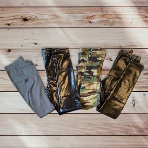 $10 when bundled🌺 BRAND NEW LOT OF 4 PAIR OF LEGGINGS NWT SIZES S,M ONE SIZE